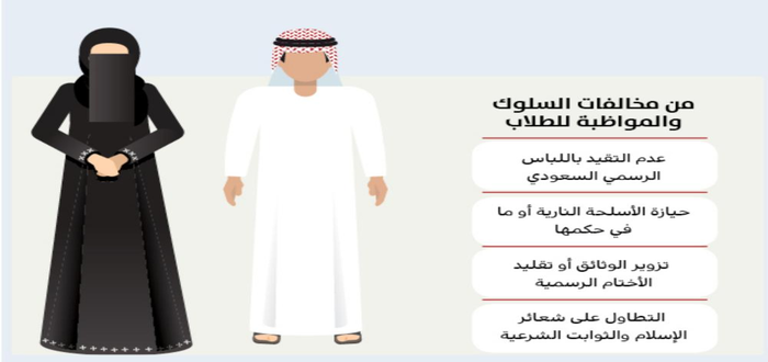 إعتماد هذا الزي في جميع الجامعات السعودية