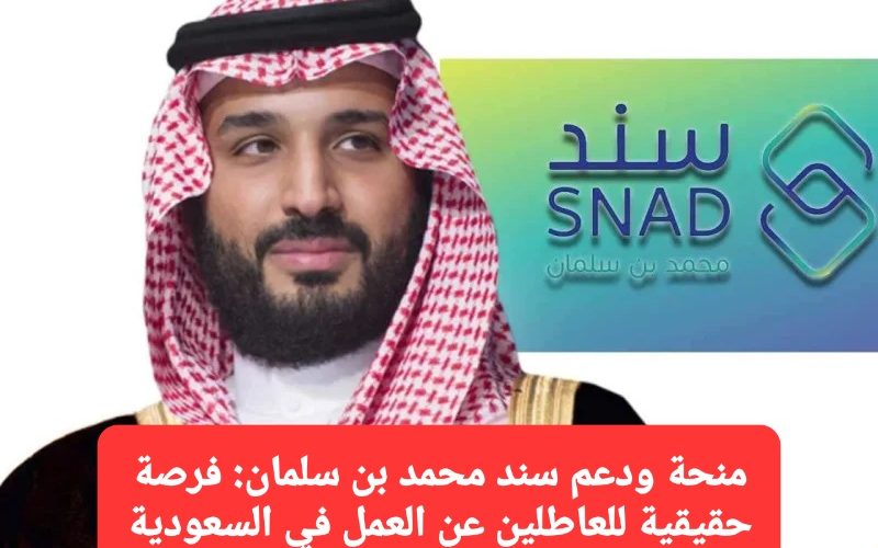 منحة ودعم سند محمد بن سلمان: فرصة حقيقية للعاطلين عن العمل في السعودية